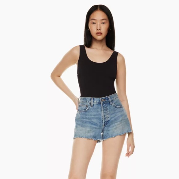 Aritzia Denim Forum Ex Boyfriend Shorts - Picture 3 of 3